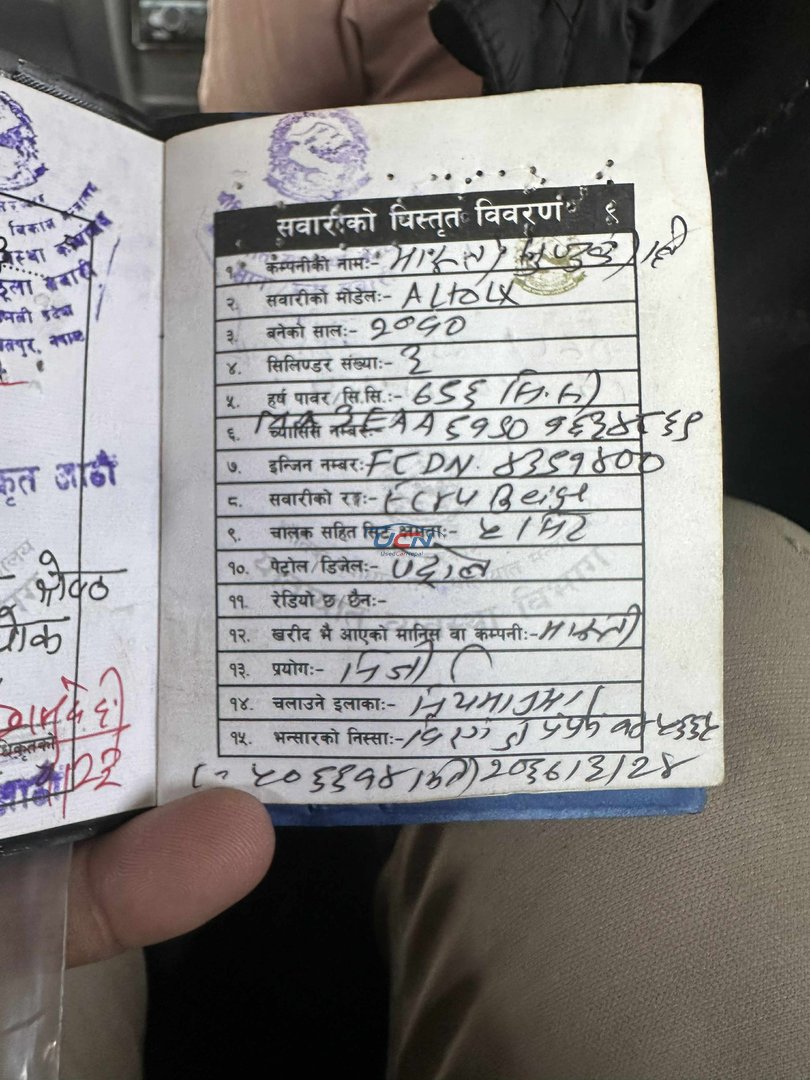 2010 Maruti Suzuki Alto 800 in Bhaktapur