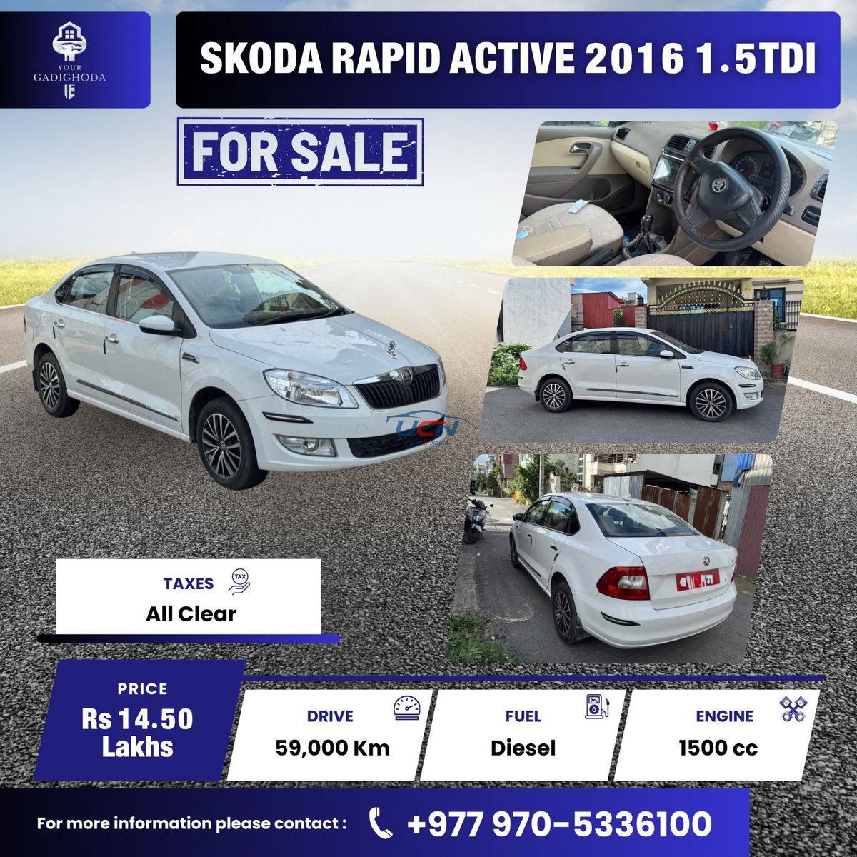 2016 Skoda Rapid in Kathmandu