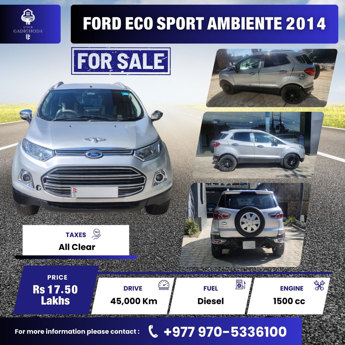 2016 Ford Eco Sport in Kathmandu